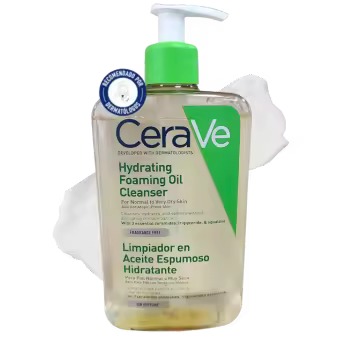 CERAVE HYDRATING ACEITE LIMPIADOR ESPUMOSO 473ML - Limpieza Profunda y Hidratación Duradera - 1