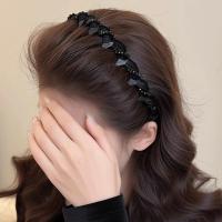 Headband De Mujer Con Borlas Cinta Para Afeitar Dientes Antideslizante Accesorio De Moda Para El Cabello Uso Casual - details 12