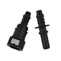 Conector Rápido De Tubo De Combustible Para Coche ID8 Coupler De Tubo De Combustible Recto 9.89mm Set De Conexión De Libera - details 9