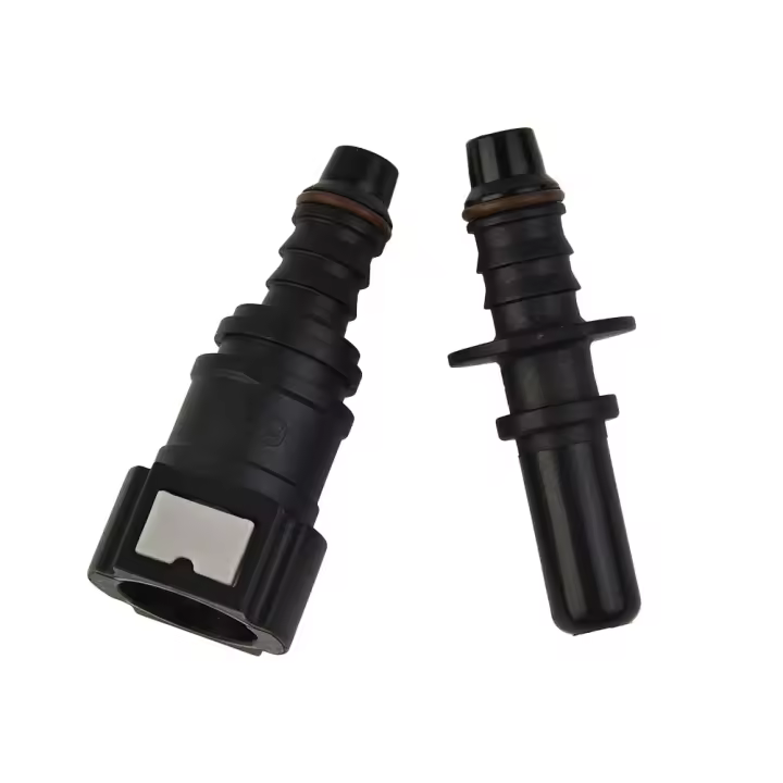 Conector Rápido De Tubo De Combustible Para Coche ID8 Coupler De Tubo De Combustible Recto 9.89mm Set De Conexión De Libera - 1