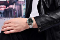 Reloj De Pulsera Mecánico Para Hombre PAGANI DESIGN Lujo Esmeralda Verde Cristal De Esmeralda Automático NH35A Acero Inoxidable Deportivo Resistente Al Agua Luz Oscurecida - details 6