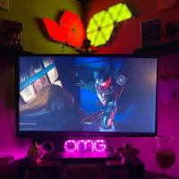 Lámparas De Triángulo USB Bluetooth 5V WiFi Luz LED RGB Para Ambiente De Juego Y Dormitorio Sincronización De Música Lámparas Mágicas Rítmicas - details 16