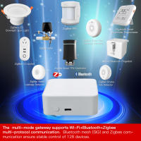 Hub De Gateway Inteligente Tuya Bluetooth ZigBee Para Casa Inteligente Puente BT Compatible Con Alexa Google Y APP Smart Life - details 1