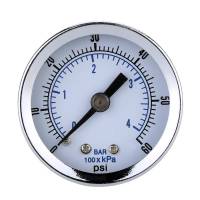 Gauge De Presión Mini 40mm 0-60psi Con Tamaño De Hilo 1/8" NPT Para Compresor De Aire Y Hidráulica Medidor De Vacío Manómetro De Prueba De Presión - details 0