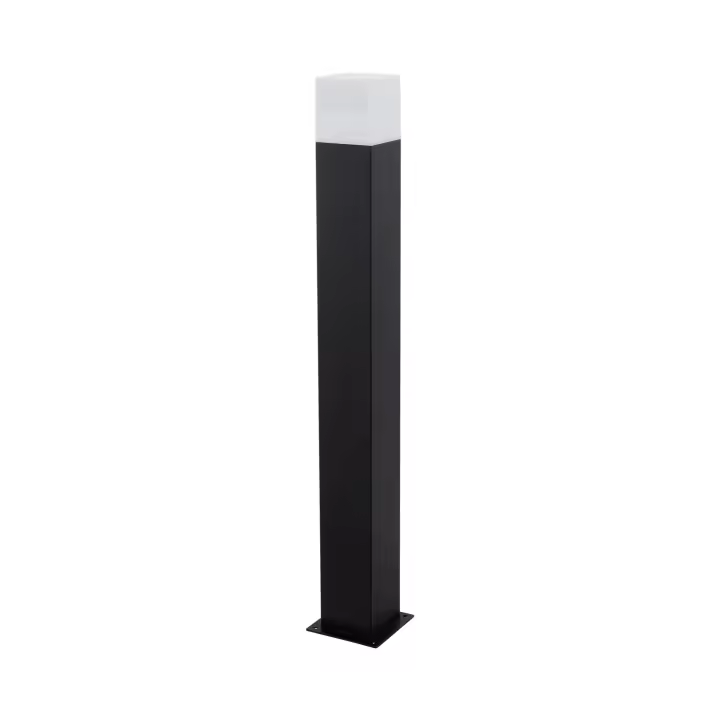 Ledkia Baliza Exterior Superficie Pie 74cm Augusta Negra - 1