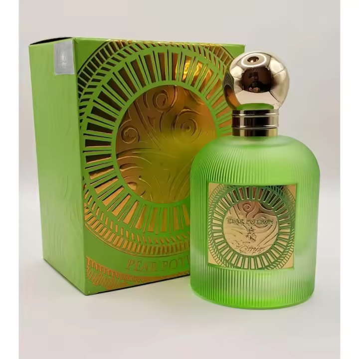 Perfume arabe femenino Emir Paris Corner Pear Potion Eau de Parfum 100 ml ,Fragancia femenina dulce, frutal pera, Colonia femenina exclusiva EMIR PARIS CORNER NOVEDAD - 1