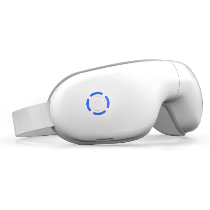 Masajeador de ojos con función de calentamiento, venda de ojos con música bluetooth, masaje de músculos oculares, con 5 modos de masaje y regalos de cuidado ocular con diseño plegable de 180 ° para amigos, madres y padres. - 1