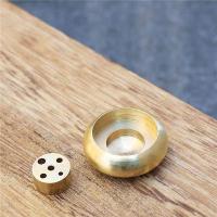 Soporte De Incienso Con Nueve Agujeros De Flor Mini Loto De Cobre Quemador De Incienso Para Casa Estilo De Té Sandálias Base Para Madera De Sándalo - details 17