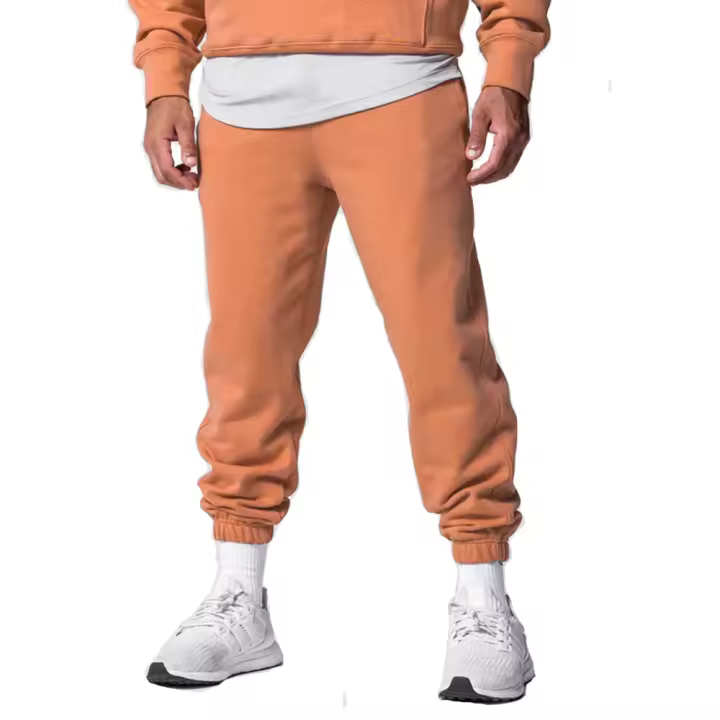  Sudadera De Algodón Grueso Para Hombre Con Capucha Deportiva Casual Conjuntos De Entrenamiento Pantalones Y Sudadera Para Gimnasio Y Correr - 1
