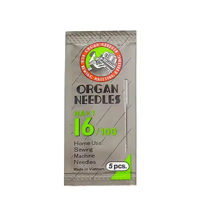 5pcs/Pack Agujas De Costura Para Hogar ORGAN HAX1 Tamaño 8 9 10 11 12 14 16 18 Compatible Con SINGER BROTHER - 1