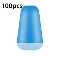 100Pcs Lote De Bolas De Goma Para Pesca Azul 9mm Alta Calidad Anti-enredo Para Carpa Marina Flotador Oval De Espacio - details 5