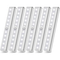 Luz LED Inalámbrica Con Sensor De Movimiento 10 LEDs Para Armario Cocina Pantry Luz Nocturna Automática Para Gabinete Y Cajones - details 0