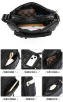 Bolso de hombre para Mujer, de Piel sintética, con textura de gran capacidad, moda, sencillo, para Madres de Mediana Edad. - details 5