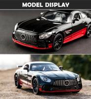 Coche De Colección Mercedes Benz GTR AMG 1:32 Con Sonido Y Luz Aleación De Metal Juguete Para Niños Regalo Modelo De Carreras a Escala - details 6