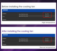 Develuck Ventilador De Enfriamiento Especial Para Radio De Coche Con Soporte De Hierro Para Reproductor Multimedia Android - details 0