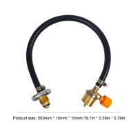 Kit De Inflado De Tanque De Gas Para Camping Adaptador De Recarga Butano Con Válvula De Cilindro Herramienta De Aluminio No Desechable - details 10