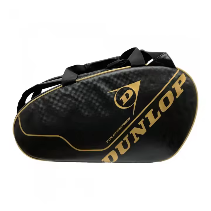 Paletero Dunlop Tour Intro Negro Dorado - 1