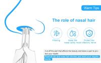 Afeitadora De Nariz Y Orejas Manual De Acero Inoxidable Para Hombres Set Portátil Lavable Apto Para Cabello De Nariz - details 7