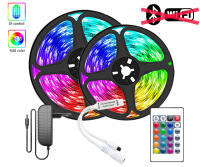 Tiras LED Inteligentes RGB 12V 30M Para Decoración De Habitación De Juegos Con Control Remoto LED Fita De Navidad 5050 - details 0