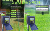 Controlador De Riego Jardín Timer De Agua Con Pantalla LCD Estándar De EE. UU. Timer De Mangueira Automático Con Válvula De Solenoide Electrónico - details 1