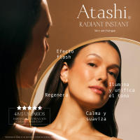 Atashi Firmeza Y Luminosidad | Radiant Instant Skin Antifatigue | Gel | Exfolia e Hidrata | Exfoliante Facial Ácido Glicólico Y Ácido Hialurónico | Piel Suave Y Luminosa | Todo Tipo De Piel. 40ml - details 0