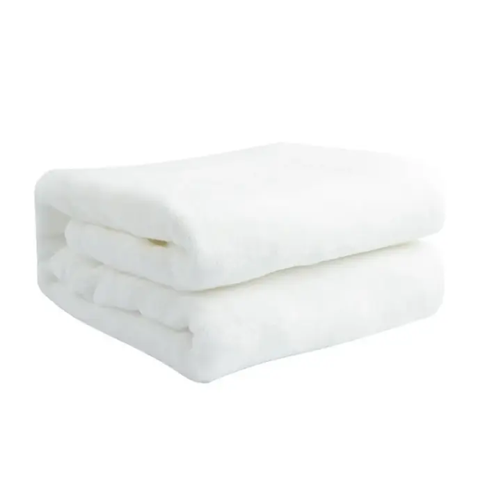 Manta Microfibra Suave para Sofá y Cama, Colcha Super Caliente para Adulto y Niño ,Sin Arrugas En Color Blanco, 160 x 220 cm - 1