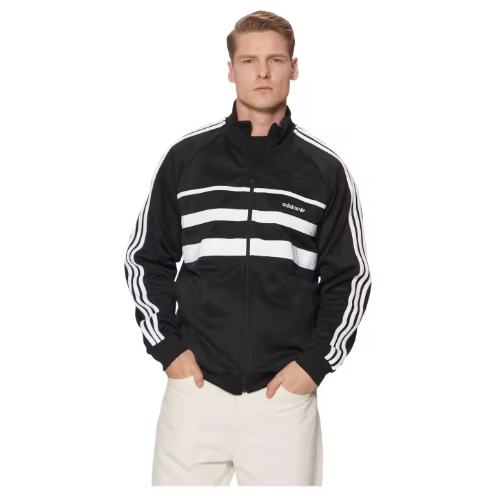 Chaqueta de Chandal Adidas First para hombre en color negro - 1
