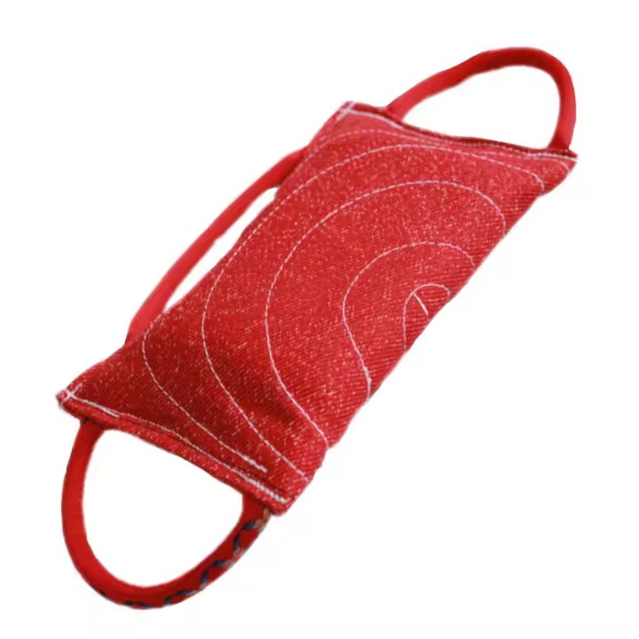 HST Almohada de mordida de tela francesa para Perros - 1