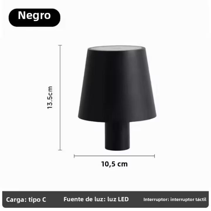Lámpara De Mesa Inalámbrica Para Botellas De Vino LED Luz Para Uso Exterior Control Táctil Ideal Para Restaurantes Bares Festivales Y Fiestas - 1