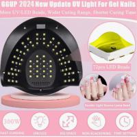Lámpara de uñas, 300 W, Luz profesional para secador de uñas UV para uñas de gel with 72 Cuenta, lámpara de esmalte de gel - details 2
