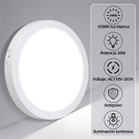 Lámpara De Techo Moderna LED Potencia 15/20/30W Fijación En Panel Adecuada Para Dormitorio Sala De Estar Cocina Decoración De Hogar Luz Blanca Neutra Cálida Voltaje 110V-220V - details 2