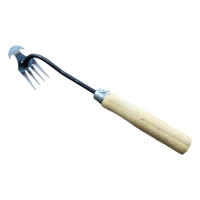 Herramienta De Jardín De Acero Manganés Para Remover Malas Hierbas Y Tierra Suelta Herramienta Manual De Jardinería Con Mango De Plástico - details 7