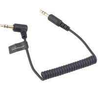 Banner - Cable de Microfono TRS a TRS de 3.5mm espiral acodado-recto