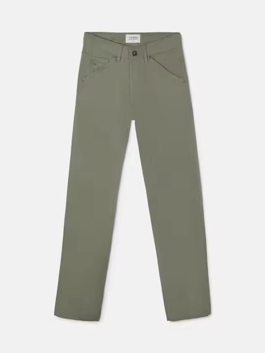 Silbon - Pantalon sport cinco bolsillos casual verde - 1