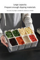Herramienta De Cocina Moderna: Bandeja Para Servir Con 8 Pequeñas Cajas Desmontables De Almacenamiento De Especias Tapa Y Mango Para Frutas Y Verduras En El Refrigerador - details 3