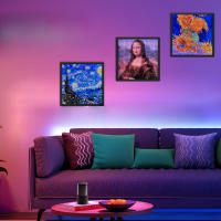 Marco Digital LED 64 X 64 Pantalla De Pixel Inteligente Luz Nocturna Con Control Por APP Decoración Para Habitación De Juegos - details 5