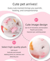 Llavero De Peluche Sanrio Cogimyun Kuromi 10cm Muñeco De Algodón PP Colgante Para Mochila Regalo Para Estudiantes Con Oso Y Nube Kawaii - details 6