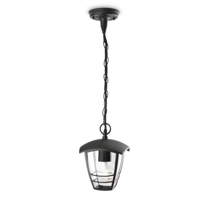 Philips - Lámpara colgante "Creek" negra - 1