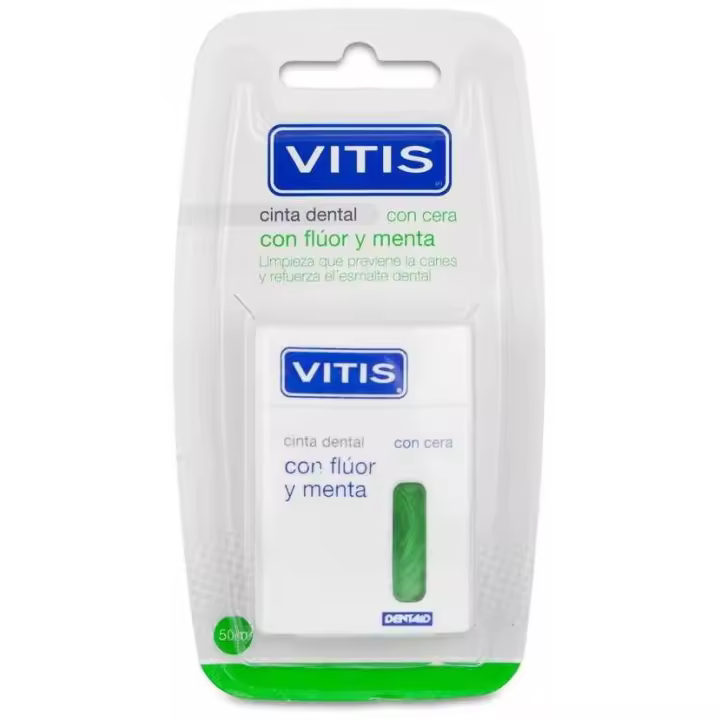 Vitis Cinta Dental Con Flúor Y Menta 50 M, 1 Ud - 1