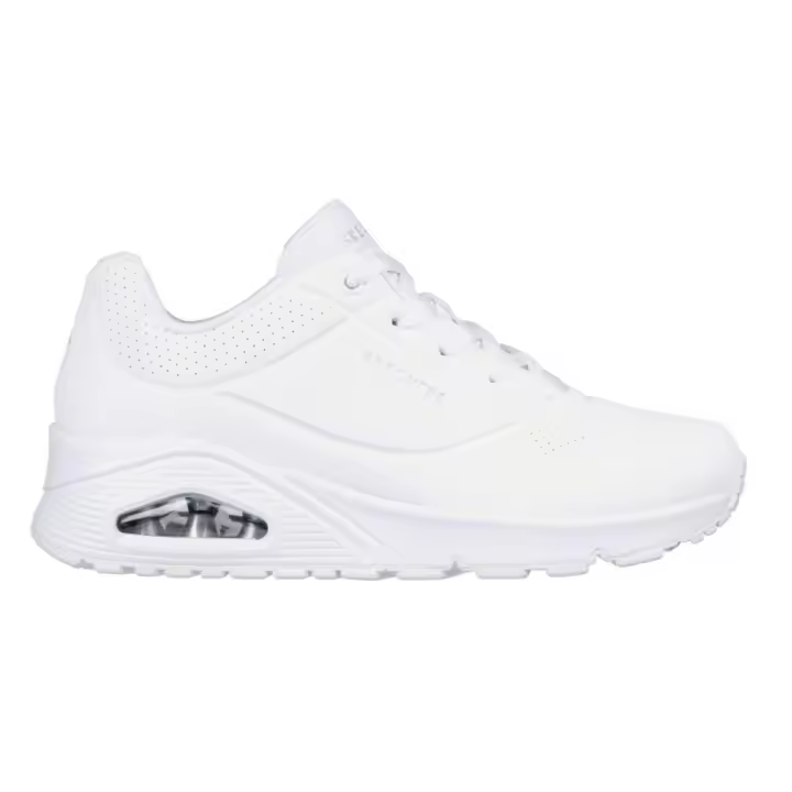 Skechers 73690 Zapatillas deportivas Uno - Stand on Air para mujer en blanco de piel vegana - 1