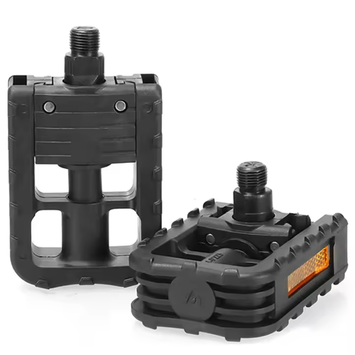 Pedal De Bicicleta Universal Para Montaña Y Carretera Con Reflejante Accesorios De Ciclismo Para Bicicleta Plegable Vehículo Eléctrico Plataforma De Pie Ultraligera Con Rodamiento De Bola - 1