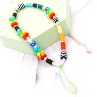 Go2bohoDiy Collar De Bola De Letras De Amor Y Sonrisa Accesorio De Joyería Lindo Cadena De Teléfono Para Fiesta Casual/Sporty Compatible Con Todas - details 7