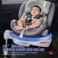 Silla de Coche para Bebé - Arnés de Seguridad 5 Puntos - Regulable en Altura - Niños 0-36KG - Asiento de seguridad para niños con rotación de 360 ​​grados y patas de apoyo - details 2