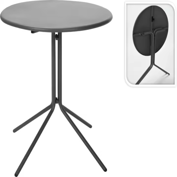 MESA PLEGABLE 58x70 CM GRIS - 1