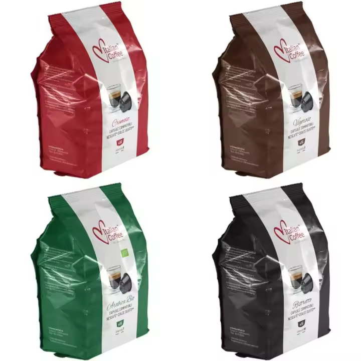 (Kit de degustación) 64 ( 4 X 16 ) Cápsulas Compatibles Nescafé Dolce Gusto® - 1