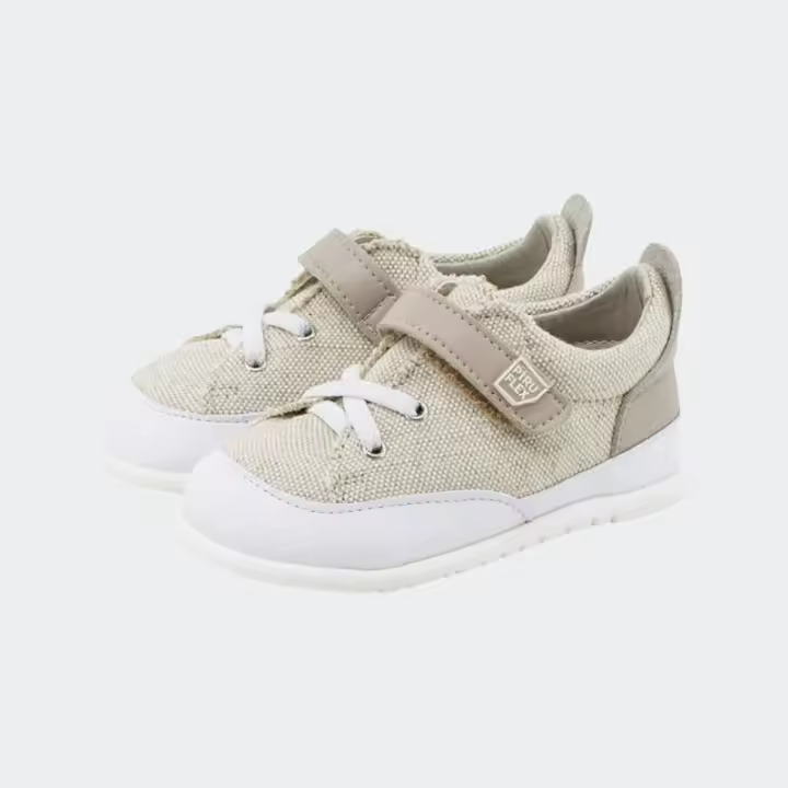 Deportiva Lona Beige Piruflex - 1