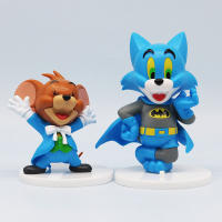 Set De 6 Figuras Pequeñas De Tom El Gato Y Jerry El Ratón Decoración Para Coche Y Escritorio Estilo Divertido Regalo Para Niños - details 4