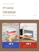 Caja De Almacenamiento Aislada Para Alimentos 5 Piezas Organizador De Nevera Contenedores Para Frutas Y Carne Caja De Sello Para Cocina - details 8