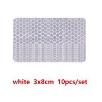 Adhesivos Reflectorizados Para Casco 10Pcs Seguridad Nocturna Para Motocicleta Bicicleta Snowboarding Y Equipamiento Deportivo - details 7