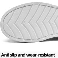 Zapatos Casuales Para Hombre Blanco Con Plataforma Alta Calidad Tenis De Exterior Deportivos De Tenis Talla Verdadera Para Adultos Material Superior PU Suela De PVC Transpirable Y Massajeador - details 8
